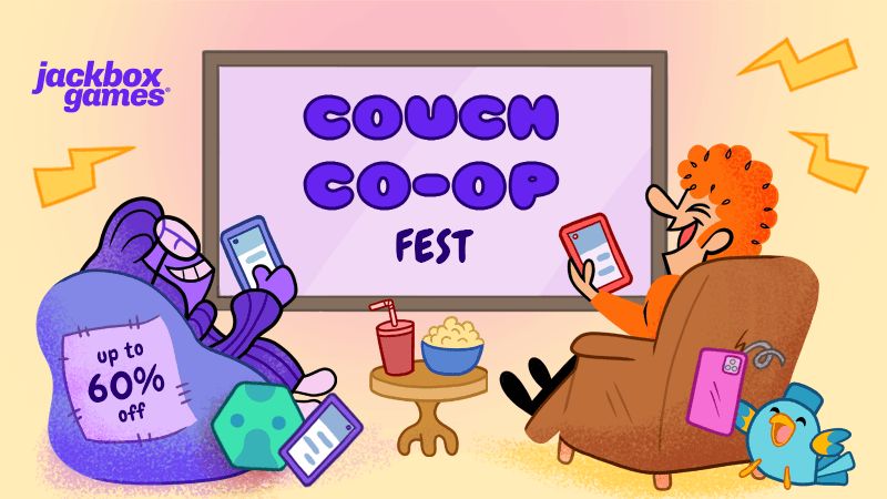 ¡Ahorra hasta un 50 % en todo el catálogo de Jackbox Games durante el Festival de los Juegos Cooperativos Locales!