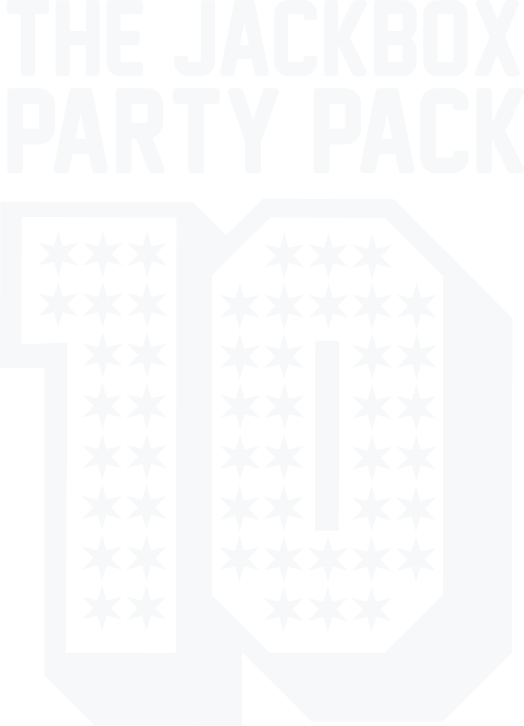 The Jackbox Party Pack 10 wordmark