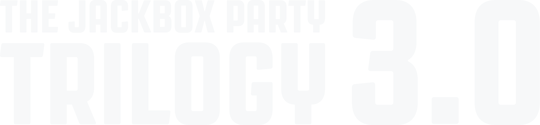 The Jackbox Party Trilogy 3.0 wordmark